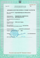 Наш досвід. <br> Ліцензія туроператора березень 2013