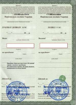 Разрешение на оружие для охранной компании