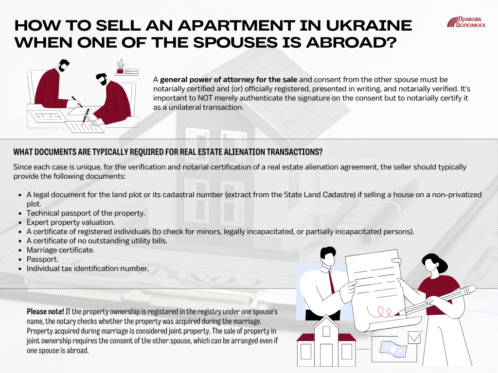 How to Sell an Apartment in Ukraine When One of the Spouses is Abroad?