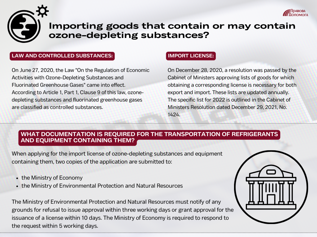 Importing goods that contain or may contain ozone-depleting substances?