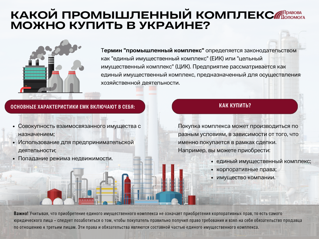 Какой промышленный комплекс можно купить в Украине?