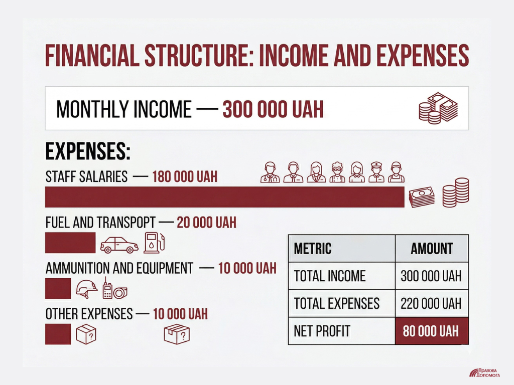 Taxation of a Security Company (Sole Proprietorship/FOP) on the General System