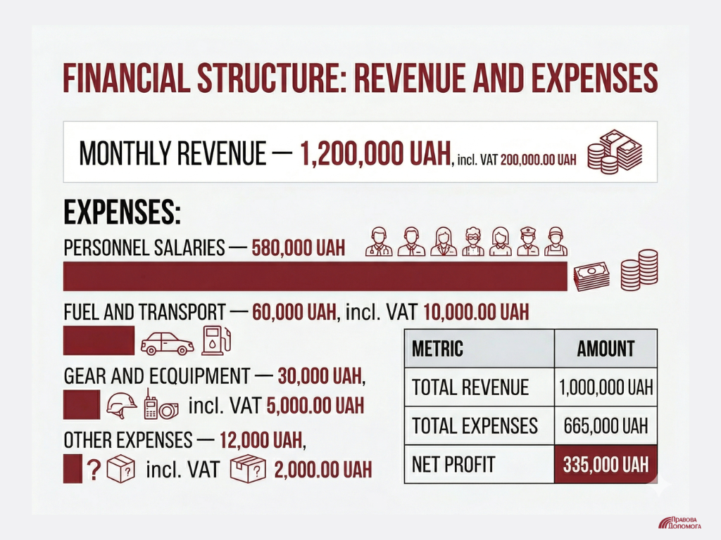 Taxation of a Security Company (LLC) on the General System