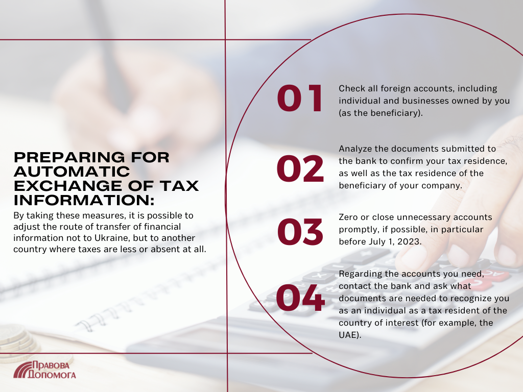 Preparing for automatic exchange of tax information